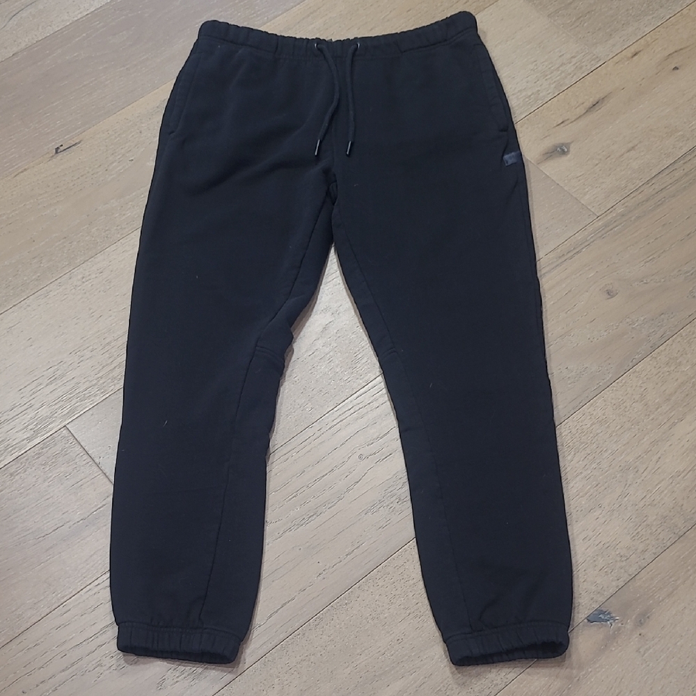 Cory Vines Joggers Men's sz M Black 100% Cotton Active Sweatpants Loungewear